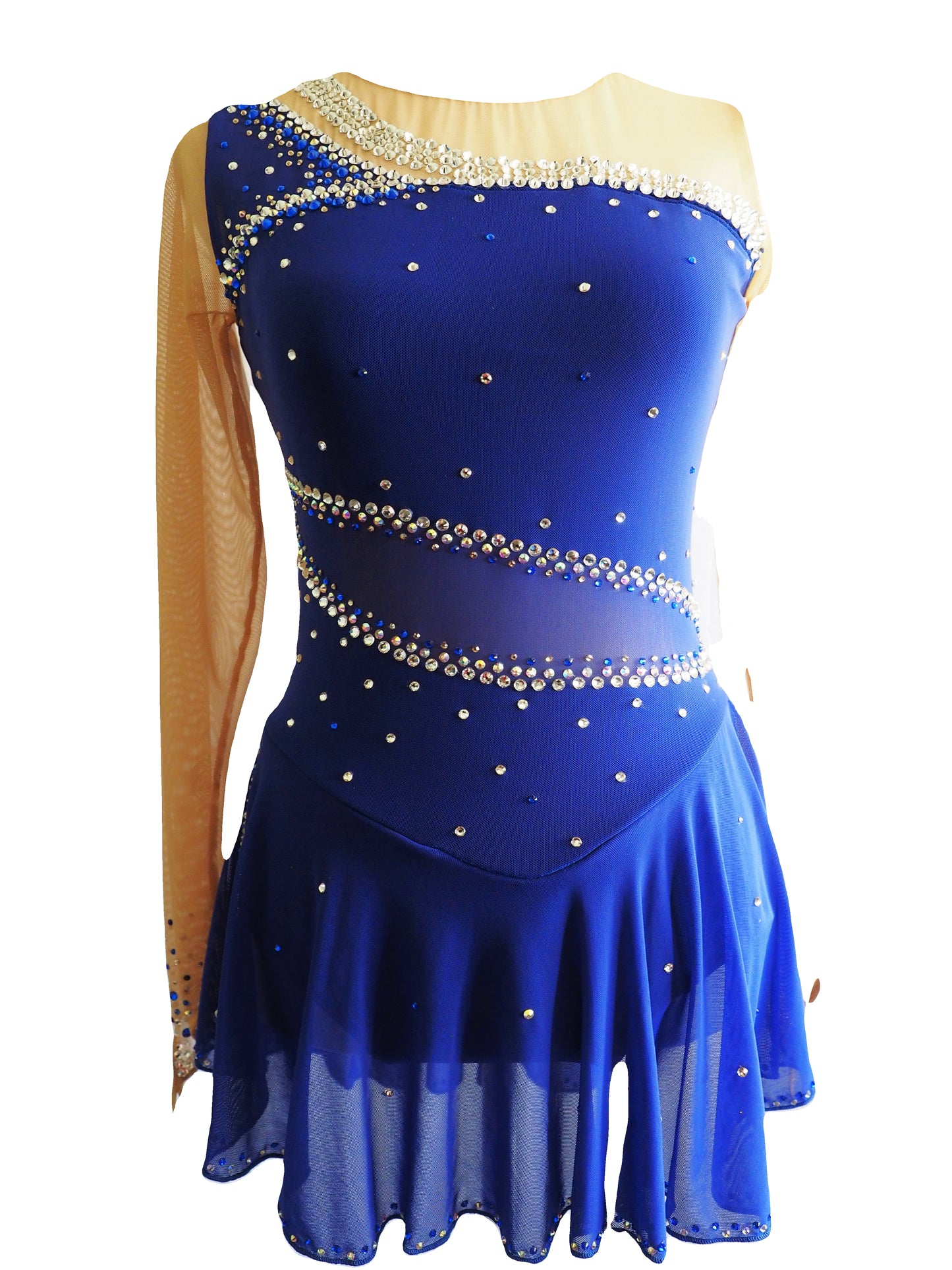 Competition Figure Skating Dress - Any color - with Crystals