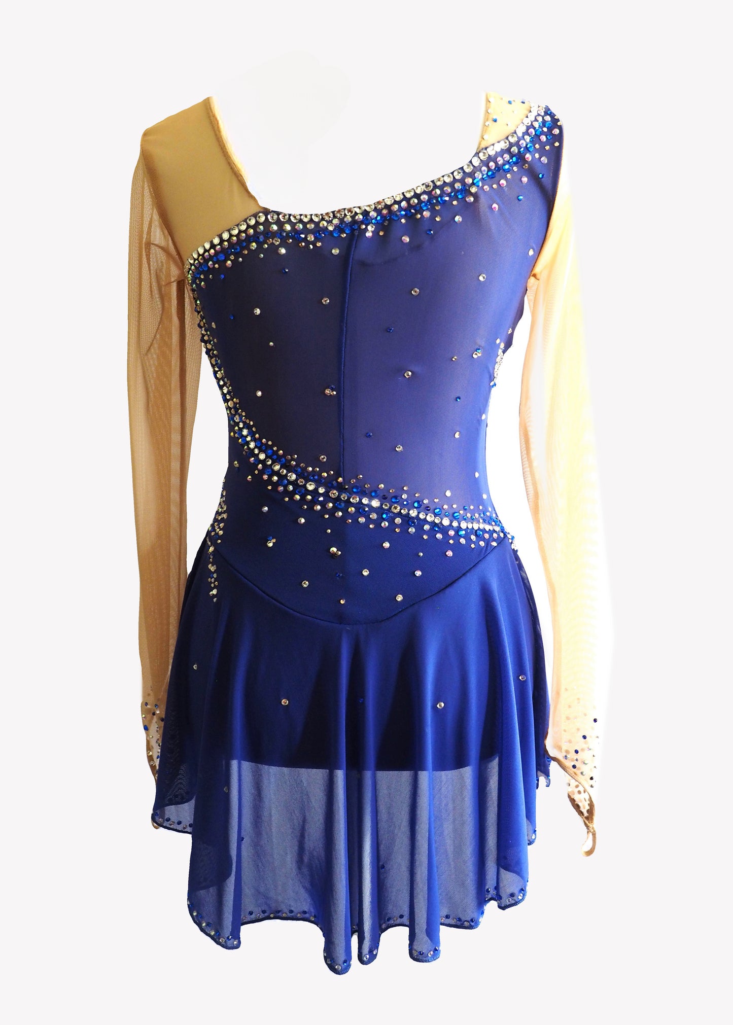 Competition Figure Skating Dress - Any color - with Crystals