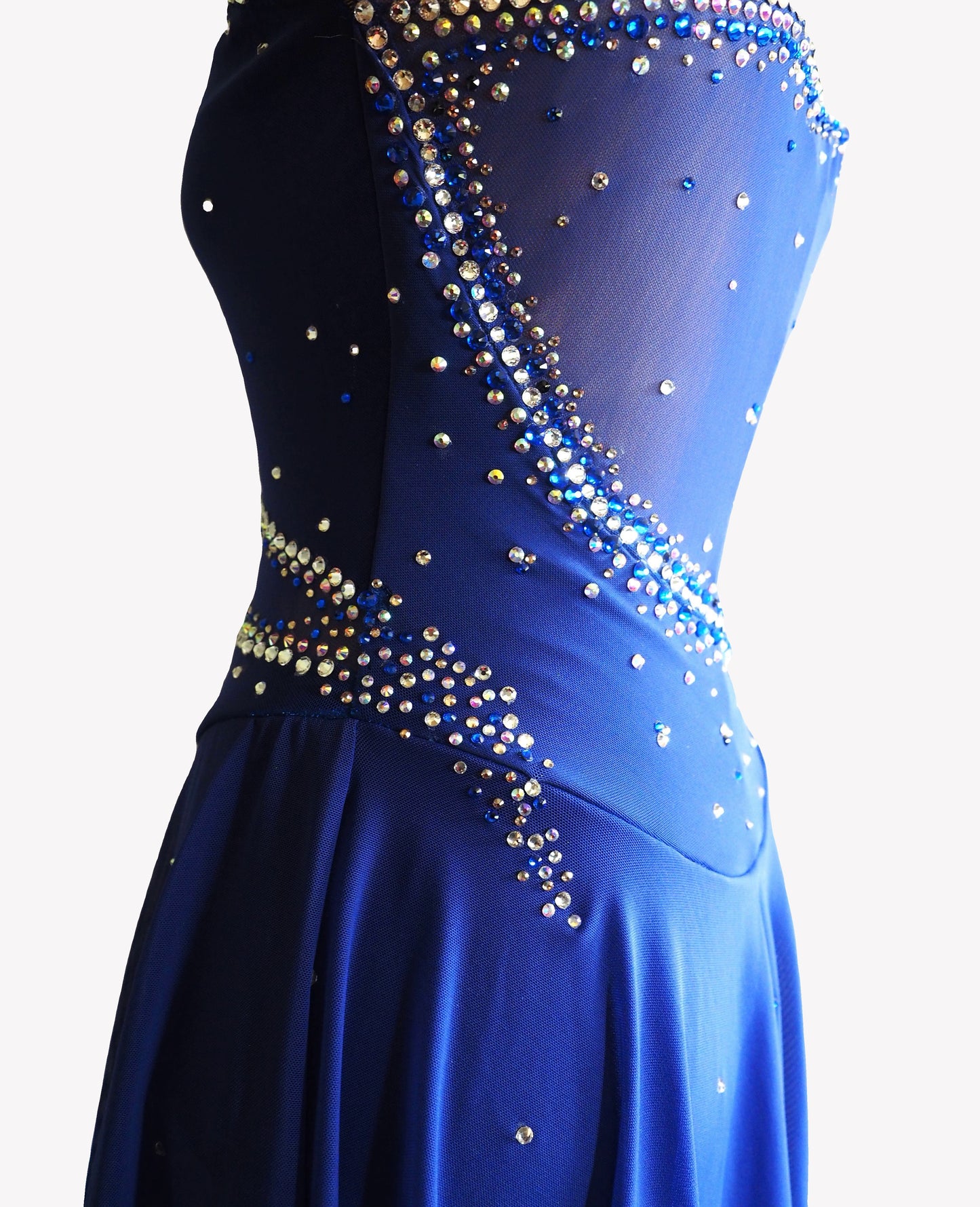 Competition Figure Skating Dress - Any color - with Crystals